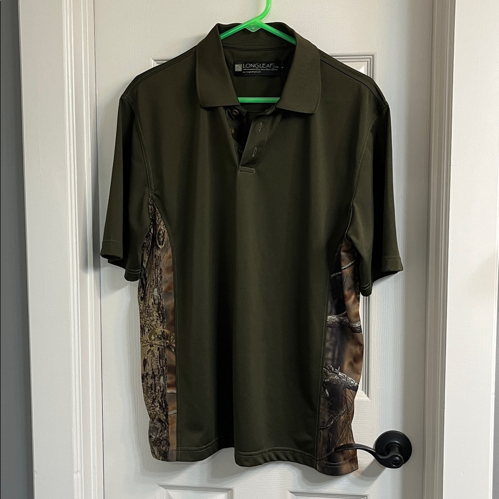 Men’s Polo with Camo Detail